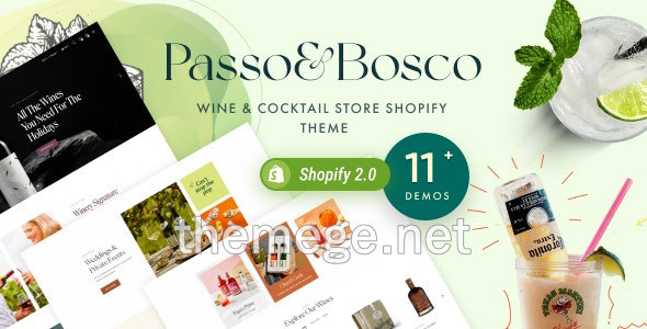 PassoBosco葡萄酒销售网站模板Shopify主题V2.0 PassoBosco葡萄酒销售网站模板Shopify主题V2.0