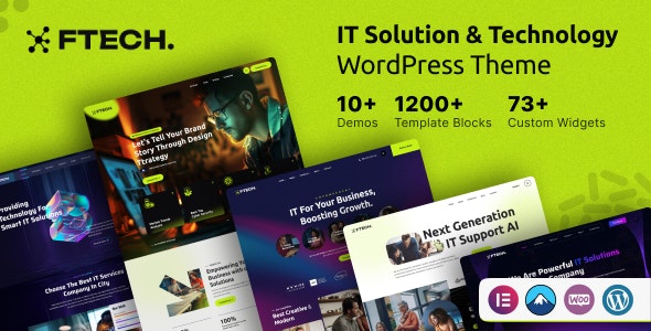 Ftech互联网科技公司IT企业网WordPress主题V1.0.2 - 图片1 Ftech互联网科技公司IT企业网WordPress主题V1.0.2 - 图片1