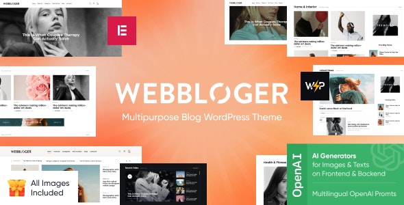 Webbloger潮人时尚达人博客网WordPress主题 Webbloger潮人时尚达人博客网WordPress主题