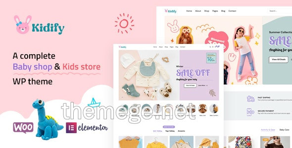 Kidify(v1.2.2)童装和婴幼儿用品销售模板WordPress主题 Kidify(v1.2.2)童装和婴幼儿用品销售模板WordPress主题