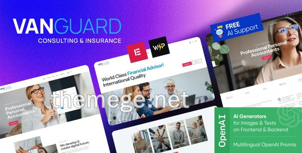 Vanguard财税咨询和保险公司网站WordPress主题 Vanguard财税咨询和保险公司网站WordPress主题