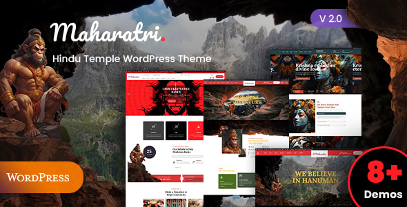 Maharatri(v1.2)印度教寺庙网WordPress主题 Maharatri(v1.2)印度教寺庙网WordPress主题