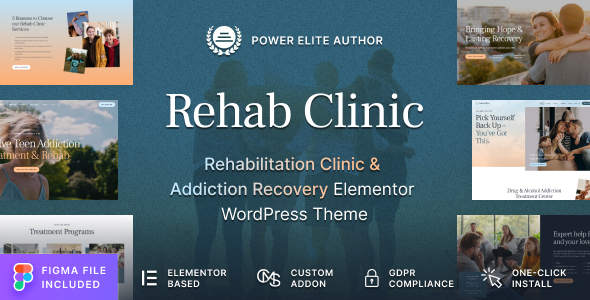 Rehab Clinic v1.2.1_WordPress戒毒康复中心网站主题 Rehab Clinic v1.2.1_WordPress戒毒康复中心网站主题