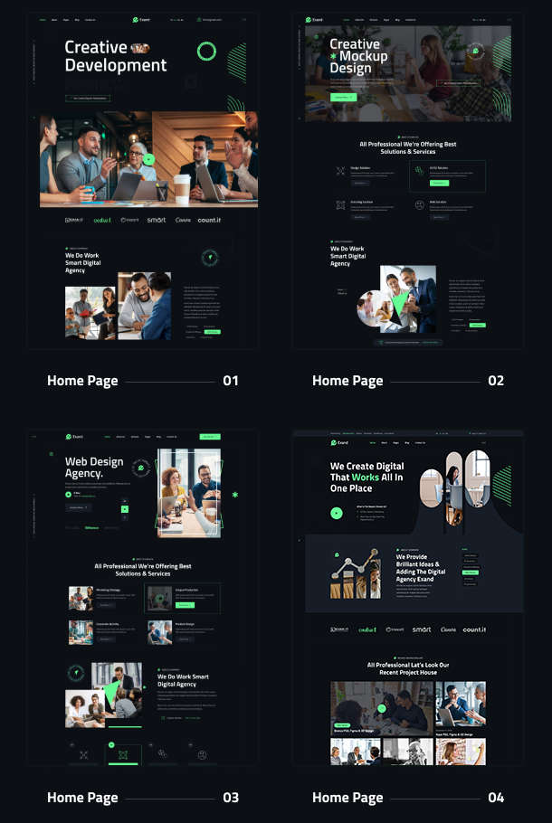 Exand(v1.0.5)社交媒体营销和数字代理WordPress主题 - 图片2 Exand(v1.0.5)社交媒体营销和数字代理WordPress主题 - 图片2