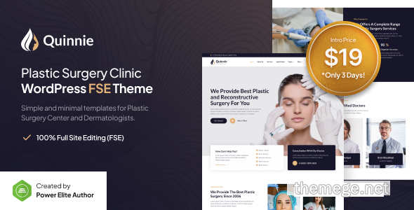 Quinnie(v1.0.0)整形外科和整容医院WordPress主题 Quinnie(v1.0.0)整形外科和整容医院WordPress主题