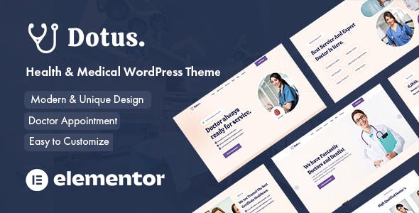 Dotus WordPress主题_健康和医疗网站模板 Dotus WordPress主题_健康和医疗网站模板