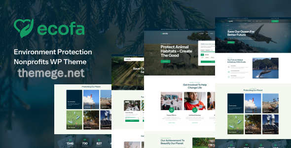 Ecofa(v1.0.6)环保公益组织WordPress主题 Ecofa(v1.0.6)环保公益组织WordPress主题