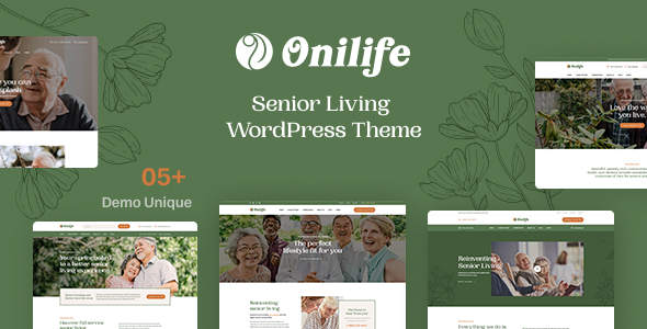 Onilife(1.2.1)疗养院和养老院网站WordPress主题 Onilife(1.2.1)疗养院和养老院网站WordPress主题
