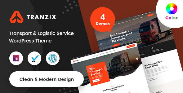 Tranzix(v1.0.1)物流和运输企业网站WordPress主题 Tranzix(v1.0.1)物流和运输企业网站WordPress主题
