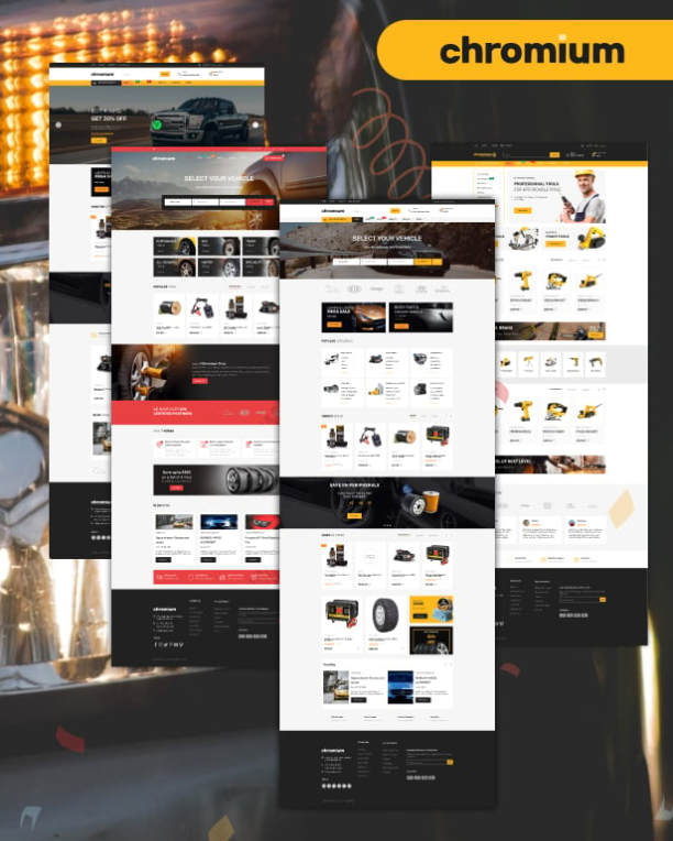 Chromium(v5.0) 汽车配件跨境电商Shopify主题 - 图片2 Chromium(v5.0) 汽车配件跨境电商Shopify主题 - 图片2