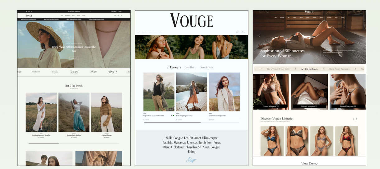 Vougue(v1.1)女士内衣和比基尼跨境电商Shopify主题 - 图片2