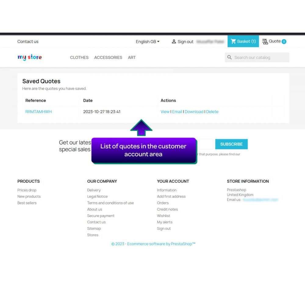 PrestaQuote(v2.1.7)前后台询价报价系统Prestashop插件 - 图片5