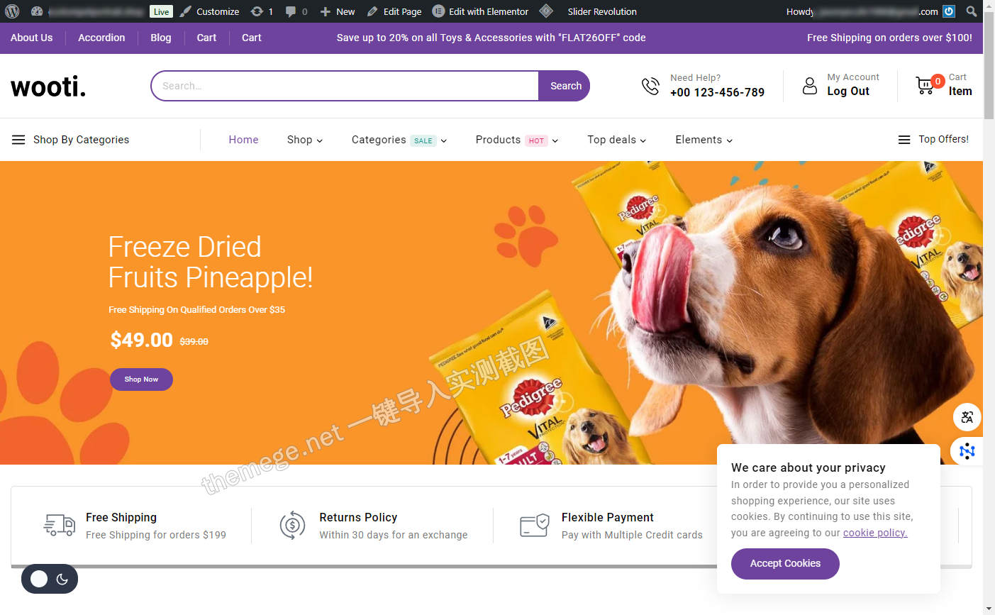 Wooti破解版v1.2.0:含29首页多用途跨境电商WordPress主题 - 图片2 Wooti破解版v1.2.0:含29首页多用途跨境电商WordPress主题 - 图片2