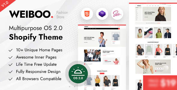 Weiboo(v2.0)极简多用途Shopify主题 Weiboo(v2.0)极简多用途Shopify主题