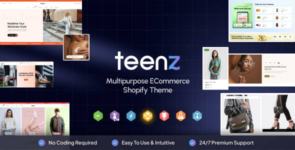 Teenz(v1.0)时装内衣专营店Shopify主题 Teenz(v1.0)时装内衣专营店Shopify主题