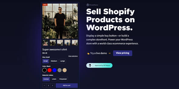 ShopWP Pro破解版(v8.10.2)在WordPress上销售Shopify商品|Shopify商店同步 - 图片1 ShopWP Pro破解版(v8.10.2)在WordPress上销售Shopify商品|Shopify商店同步 - 图片1