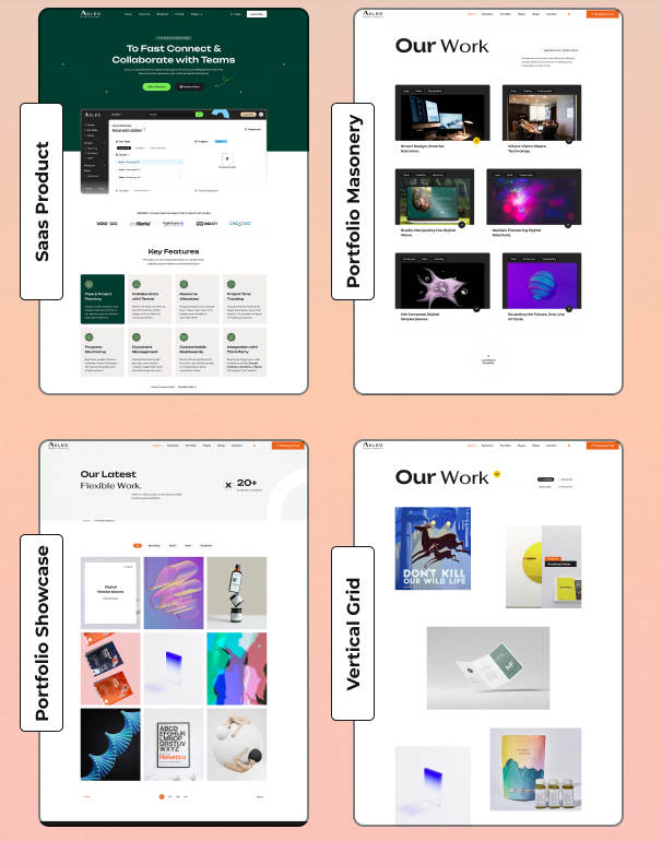 AXLEO(v1.1.0) 设计工作室&软件公司网站WordPress主题 - 图片2