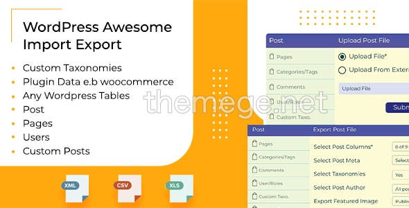 WordPress Awesome Import & Export破解版(v4.1.1) WordPress Awesome Import & Export破解版(v4.1.1)