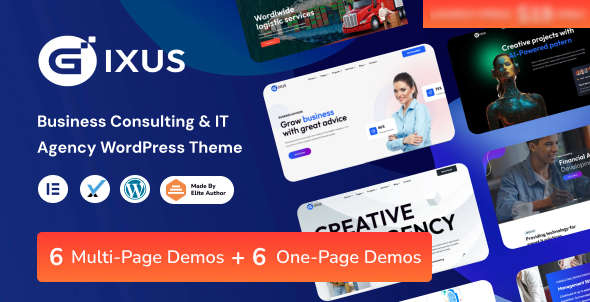 Gixus v2.6_业务咨询网站模板WordPress主题 Gixus v2.6_业务咨询网站模板WordPress主题