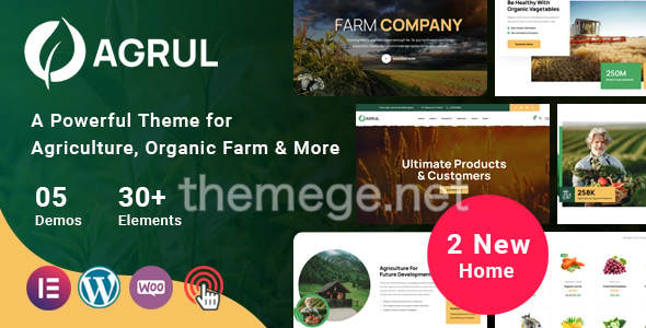 Agrul(v1.0.4)现代精准农业企业网站WordPress主题 Agrul(v1.0.4)现代精准农业企业网站WordPress主题