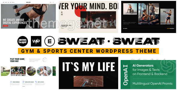 Sweat(v1.0)健身房和体育中心WordPress主题 Sweat(v1.0)健身房和体育中心WordPress主题
