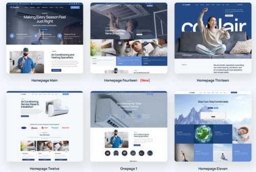 Coolair WordPress主题_空调HVAC设备经销商网站模板 - 图片2 Coolair WordPress主题_空调HVAC设备经销商网站模板 - 图片2