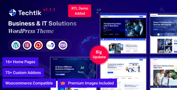 Techtlk(v1.1.1)技术和 IT 业务解决方案wordpress主题 Techtlk(v1.1.1)技术和 IT 业务解决方案wordpress主题