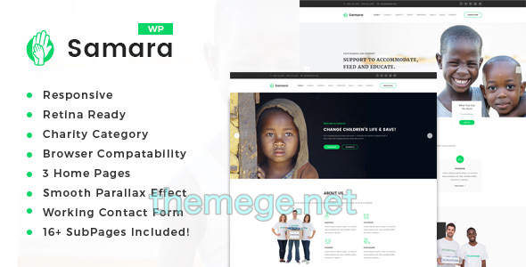 Samara(v2.7)慈善募捐机构网WordPress主题 Samara(v2.7)慈善募捐机构网WordPress主题