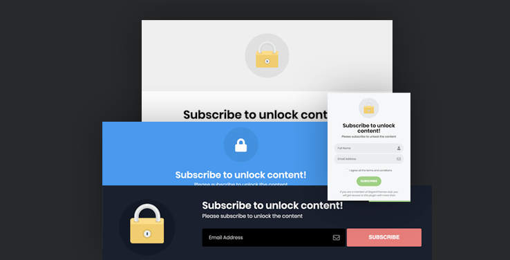 Subscribe to Unlock(v2.0.8)订阅后解锁高级内容WordPress插件 - 图片3 Subscribe to Unlock(v2.0.8)订阅后解锁高级内容WordPress插件 - 图片3