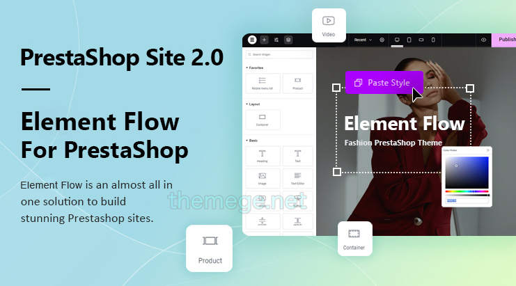 Element Flow(v2.1.3)PrestaShop跨境电商网站构建器插件 Element Flow(v2.1.3)PrestaShop跨境电商网站构建器插件