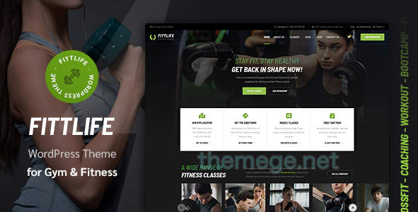 Fittlife(v1.1.8)健身房&私人健身教练网WordPress主题 Fittlife(v1.1.8)健身房&私人健身教练网WordPress主题