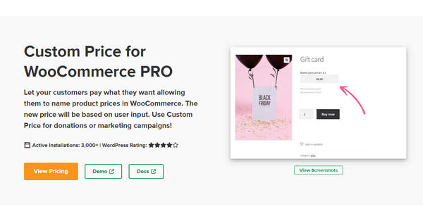 Custom Price PRO(v1.2.15)客户自定义支付价格WooCommerce插件 Custom Price PRO(v1.2.15)客户自定义支付价格WooCommerce插件