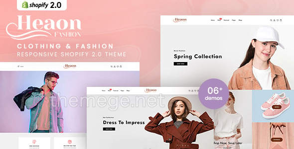 Heaon(v2.0)6首页休闲女装跨境电商Shopify主题 Heaon(v2.0)6首页休闲女装跨境电商Shopify主题