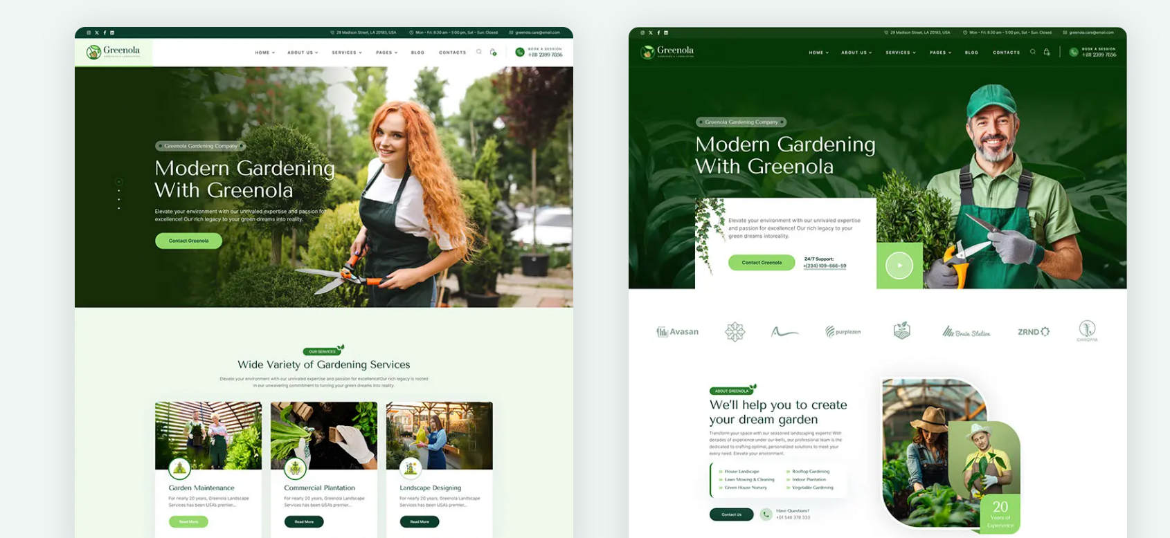 Greenola(v1.0.1)园艺和景观设计企业网WordPress主题 - 图片2 Greenola(v1.0.1)园艺和景观设计企业网WordPress主题 - 图片2