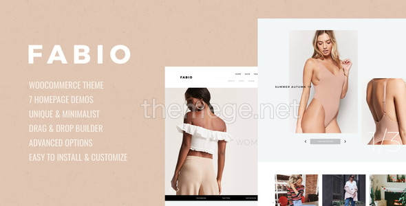 Fabio(v1.8)外贸服装销售电商平台模板WordPress主题 Fabio(v1.8)外贸服装销售电商平台模板WordPress主题