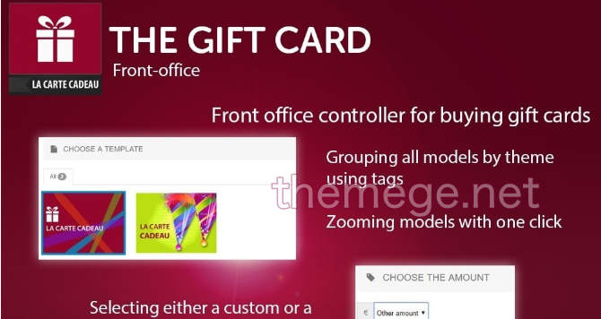 The Gift Card破解版(v1.15.0)Prestashop购物礼品卡插件 The Gift Card破解版(v1.15.0)Prestashop购物礼品卡插件