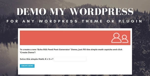 Demo My WordPress(v1.1.0)演示网站构建器WordPress插件 Demo My WordPress(v1.1.0)演示网站构建器WordPress插件