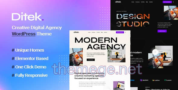 Ditek(v1.0.2)软件开发代理&广告营销代理WordPress主题 Ditek(v1.0.2)软件开发代理&广告营销代理WordPress主题