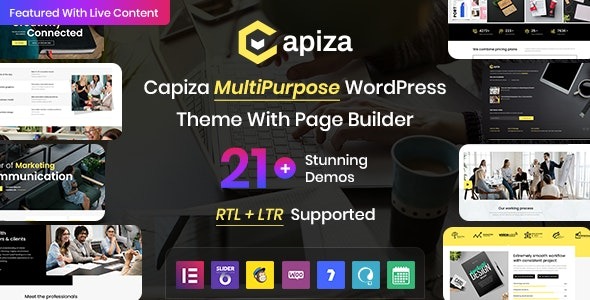 Capiza v2.1 | 创意商业代理网站WordPress主题 Capiza v2.1 | 创意商业代理网站WordPress主题