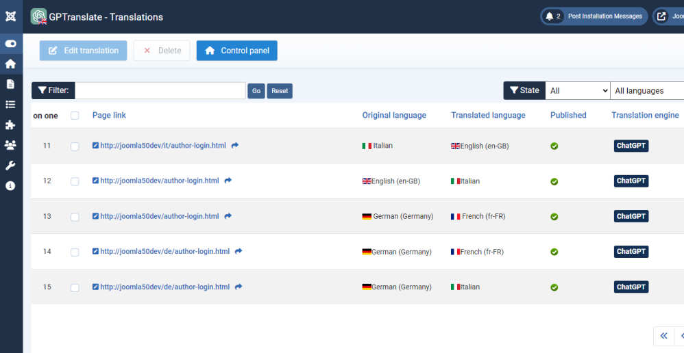 GPTranslate v2.5.1 | Joomla网站AI翻译器模块(支持DeepSeek) GPTranslate v2.5.1 | Joomla网站AI翻译器模块(支持DeepSeek)