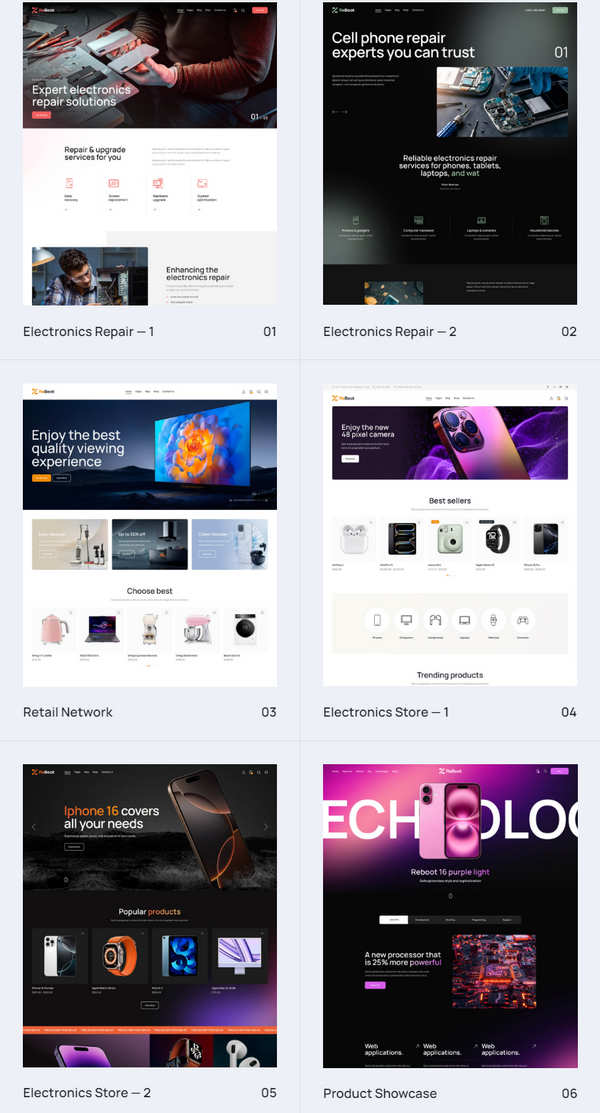 Regood v1.0|手机维修网&数码产品商城WordPress主题 Regood v1.0|手机维修网&数码产品商城WordPress主题