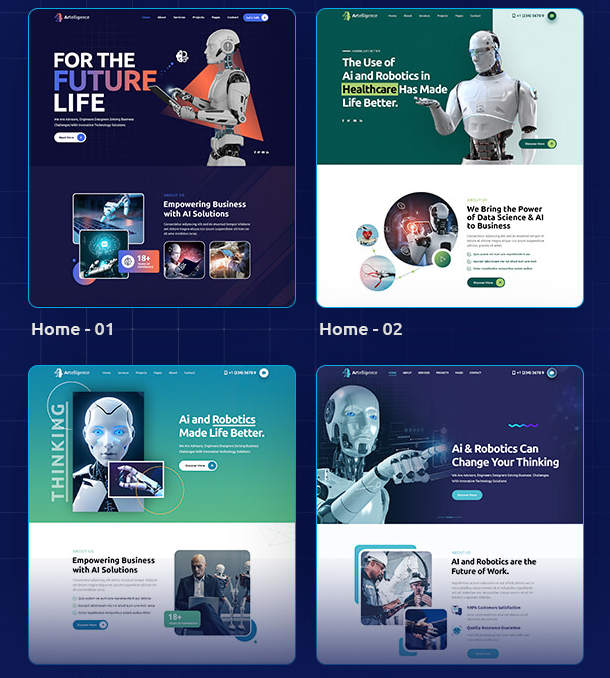 Artelligence v2.1|AI机器人初创企业网WordPress主题 - 图片2 Artelligence v2.1|AI机器人初创企业网WordPress主题 - 图片2