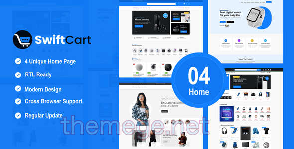 SwiftCart WordPress主题_4首页数码电商平台模板 SwiftCart WordPress主题_4首页数码电商平台模板
