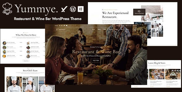 Yummye v1.0.0 | 咖啡馆酒吧餐饮企业网WordPress主题 Yummye v1.0.0 | 咖啡馆酒吧餐饮企业网WordPress主题