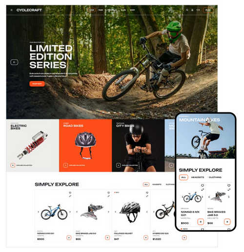 CycleCraft v1.0.1 - 山地自行车销售平台WordPress主题 - 图片2 CycleCraft v1.0.1 - 山地自行车销售平台WordPress主题 - 图片2
