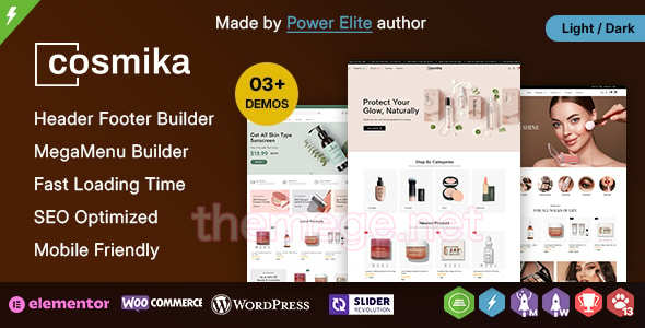 Cosmika v1.5.9 | WordPress美容化妆品销售商城主题 Cosmika v1.5.9 | WordPress美容化妆品销售商城主题