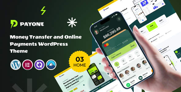 PayOne v1.0|WordPress在线支付转账金融企业网站模板 PayOne v1.0|WordPress在线支付转账金融企业网站模板