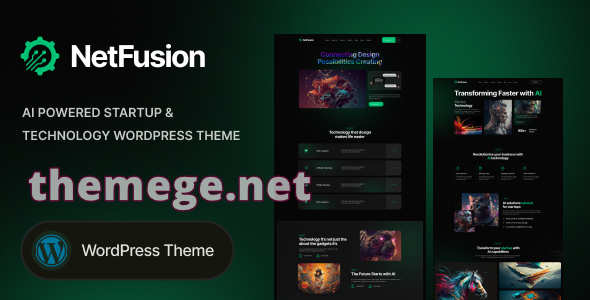 NetFusion v1.0 - AI技术&AI服务网站WordPress主题 NetFusion v1.0 - AI技术&AI服务网站WordPress主题