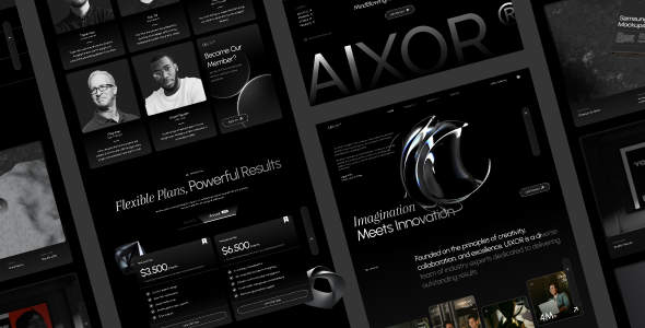 AIXOR v2.1.0_创意设计机构WordPress主题 AIXOR v2.1.0_创意设计机构WordPress主题