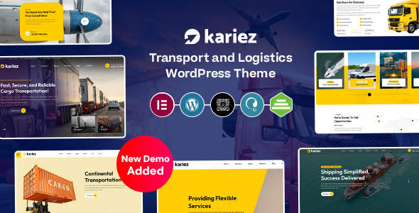 Kariez物流运输WordPress主题V1.1.1_仓储快递网站模板 Kariez物流运输WordPress主题V1.1.1_仓储快递网站模板